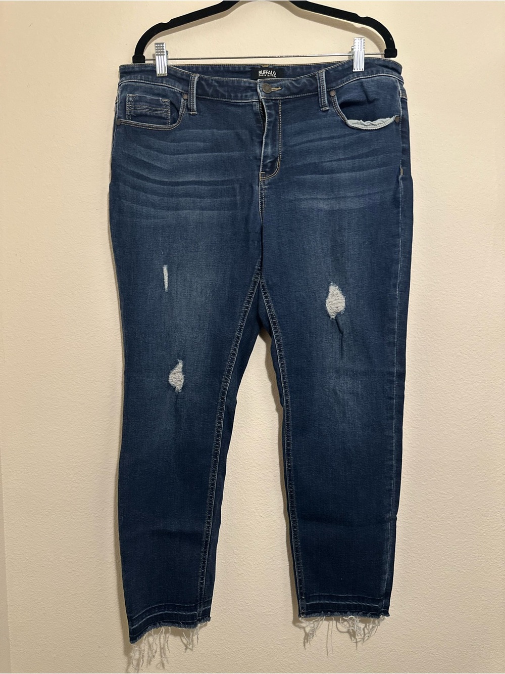 Buffalo David Bitton Dark Blue Distressed Women’s Jeans